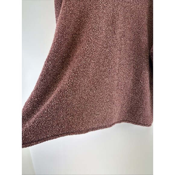 Columbia Speckled Pullover Sweater Burgundy Maroon V-Neck Stretch Womens 2X - Picture 4 of 11